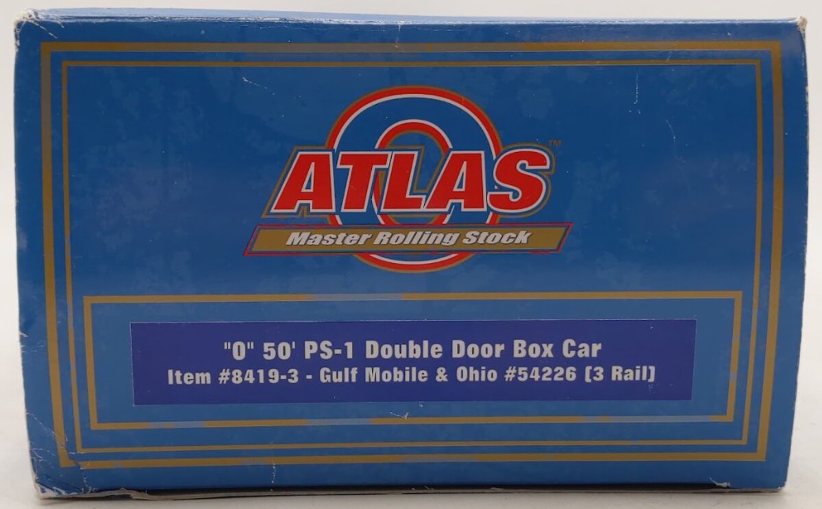 Atlas 8419-3 O Gauge Gulf Mobile & Ohio PS-1 Double Door Box Car #54226 (3Rail) EX/Box