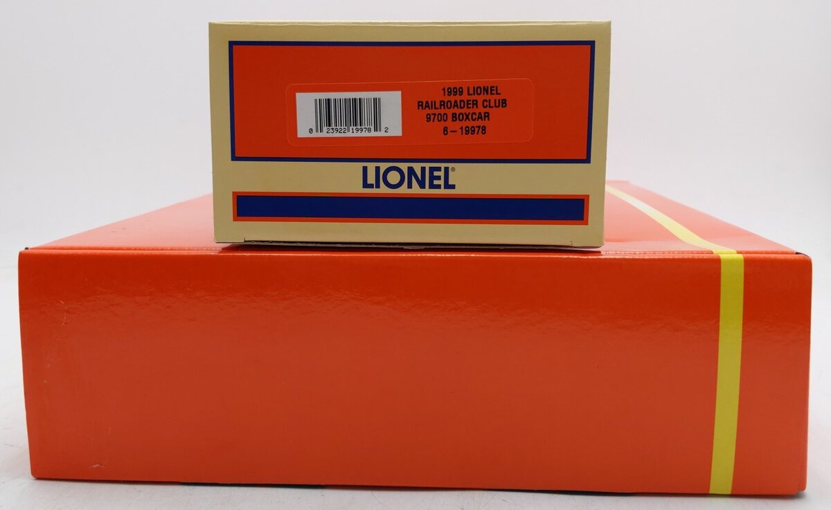 Lionel 6-19978 Lionel RR Club Gold Member Boxcar Set EX/Box