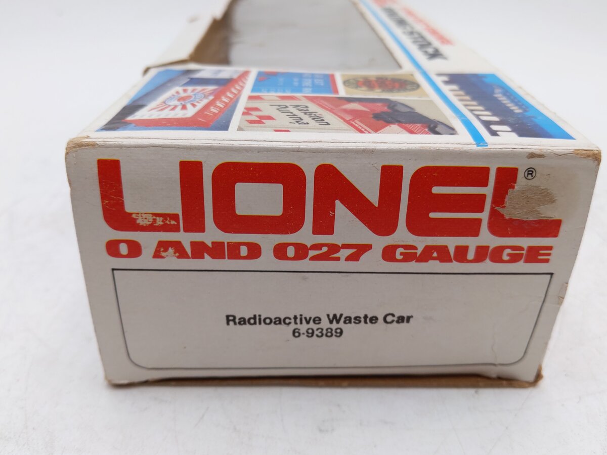 Lionel 6-9389 O Gauge Lionel Radioactive Waste Car VG/Box