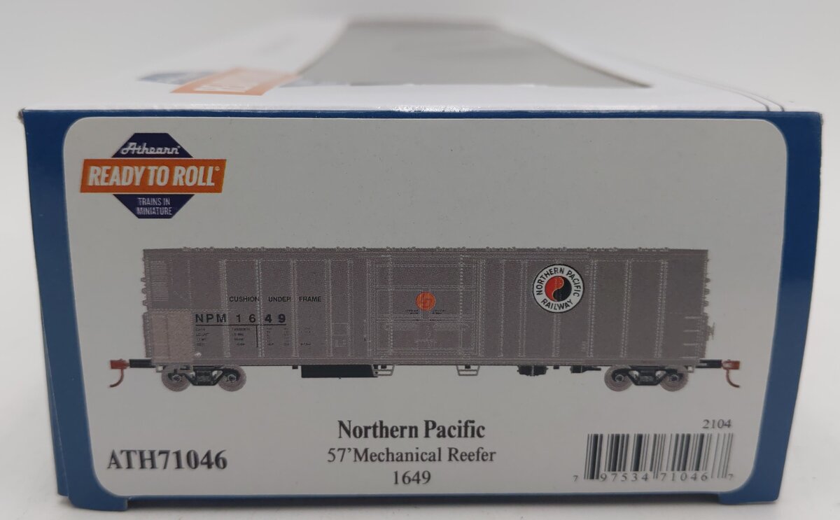 Athearn 71046 HO Northern Pacific RTR 57' PCF Mechanical Reefer #1649