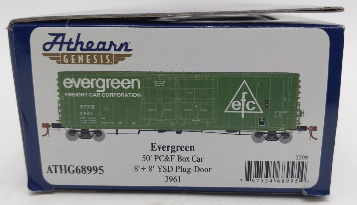 Athearn G68995 HO EFCX 50' PC&F Youngstown Door Boxcar #3961