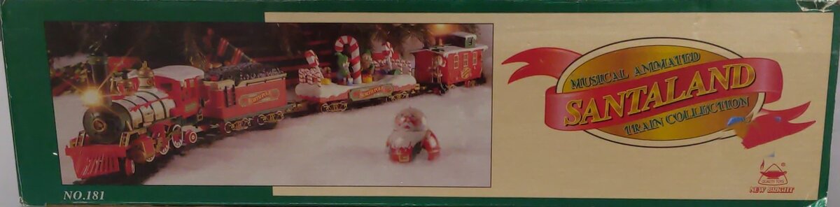 New Bright 1181WG Santaland Collection G Gauge Steam Train Set VG/Box