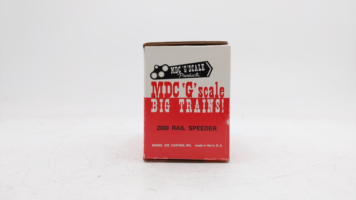 MDC 2000 G Scale Rail Speeder VG/Box