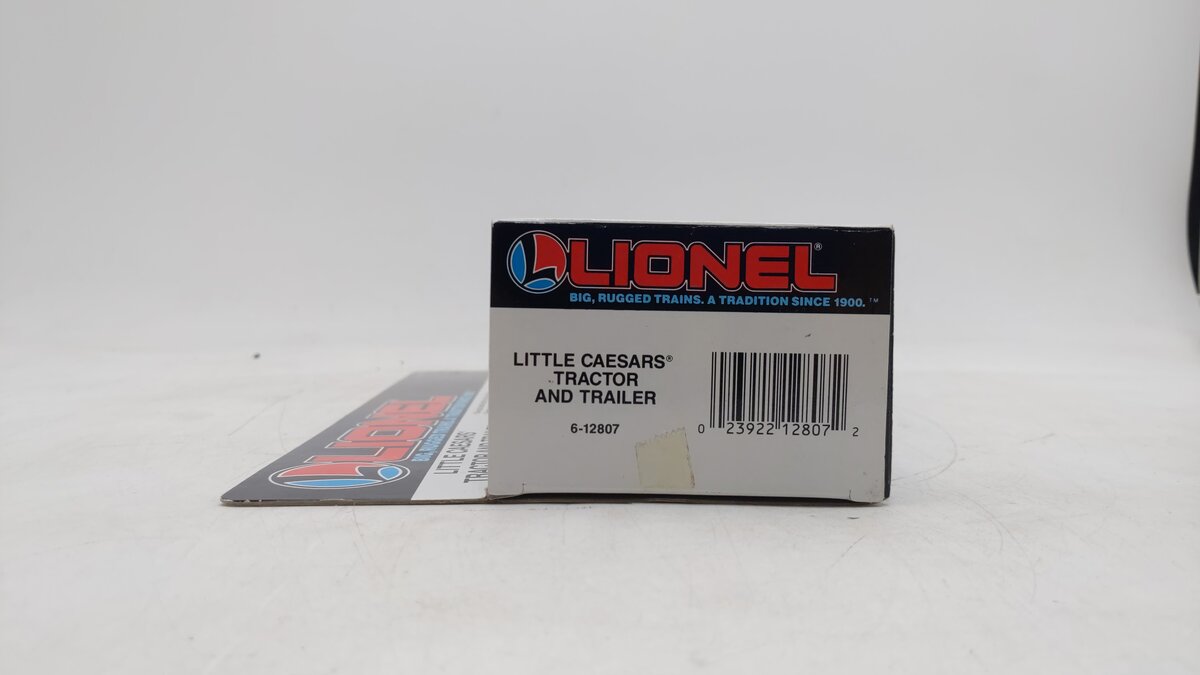Lionel 6-12807 O Little Caesars Tractor & Trailer Truck EX/Box