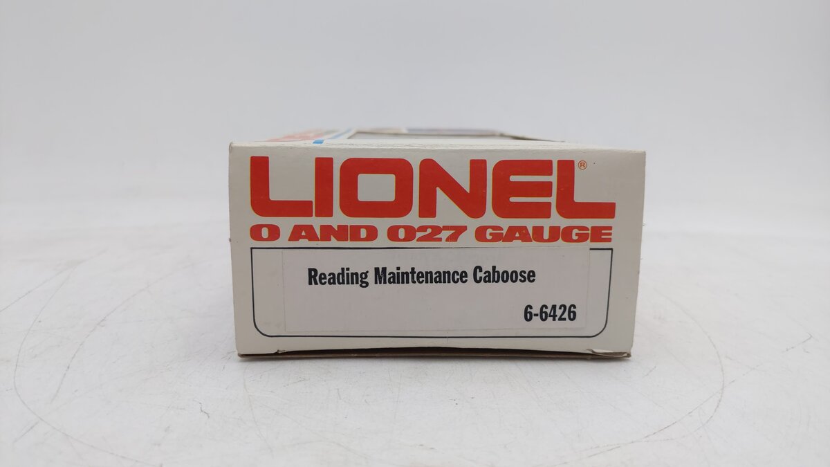 Lionel 6-6426 O Gauge Reading Maintenance Caboose EX/Box