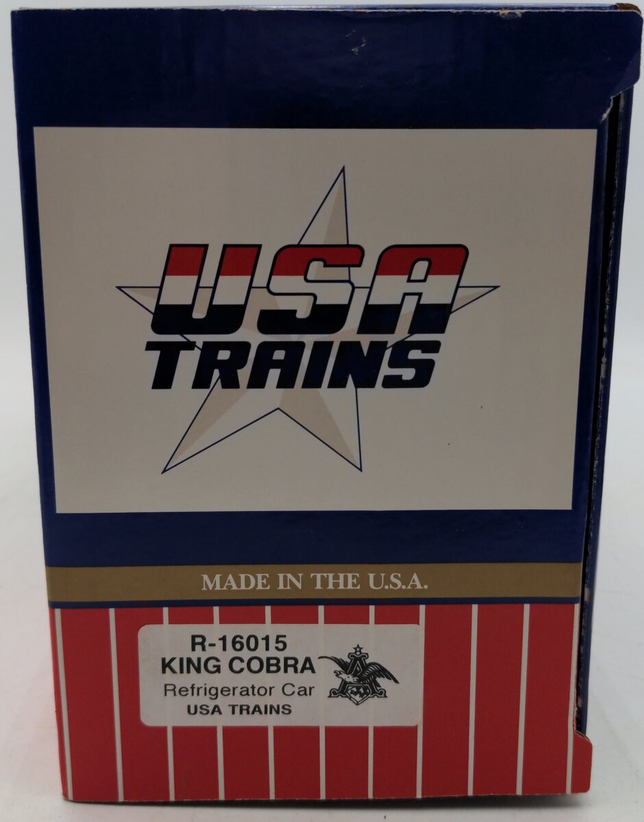USA Trains 16015 G King Cobra Liquor Reefer Car #1647 LN/Box
