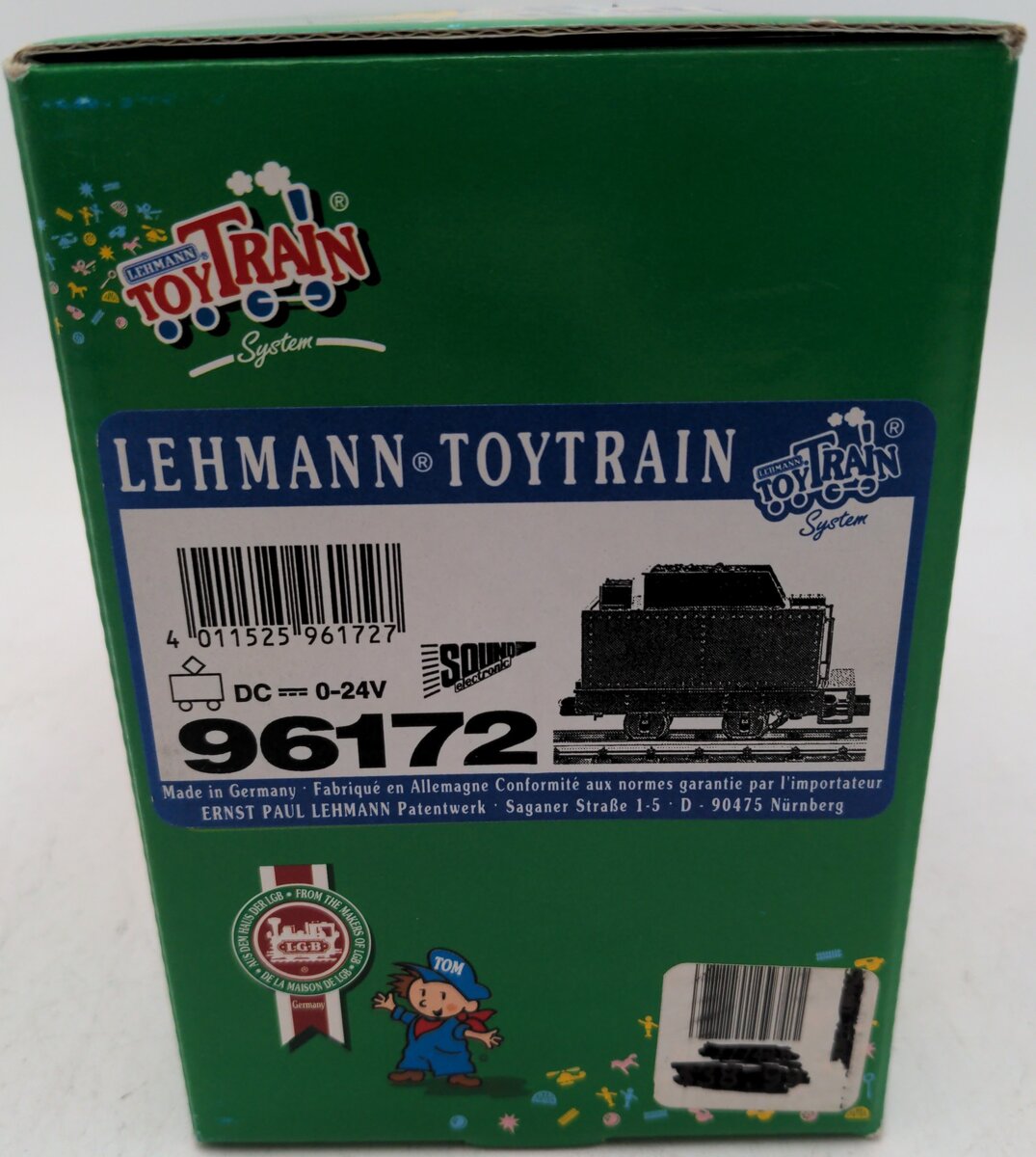 LGB 96172 G Scale Steam Tender w/Sound EX/Box