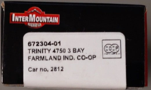 InterMountain 672304-01 N Farmland Industries Trinity Rib-Side Hopper #2812 LN/Box