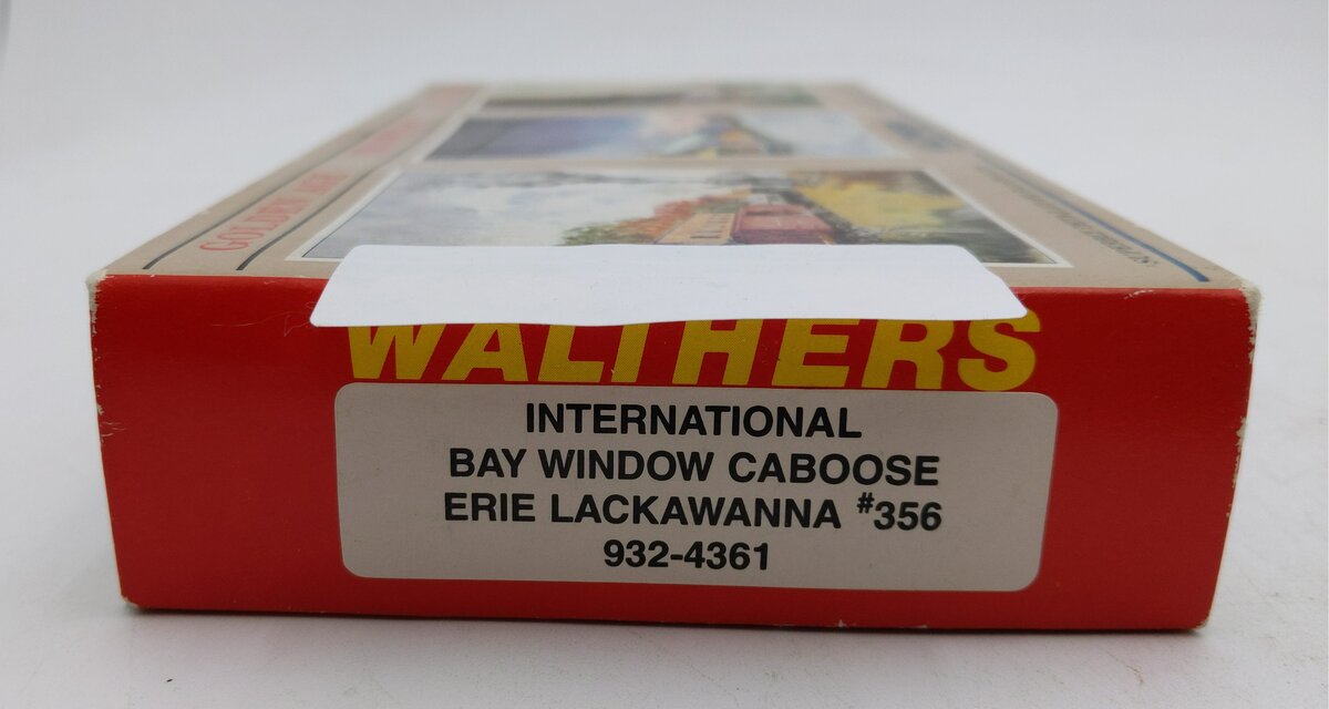 Walthers 932-4361 HO Scale Erie Lackawanna Bay Window Caboose #356 Assembled EX/Box