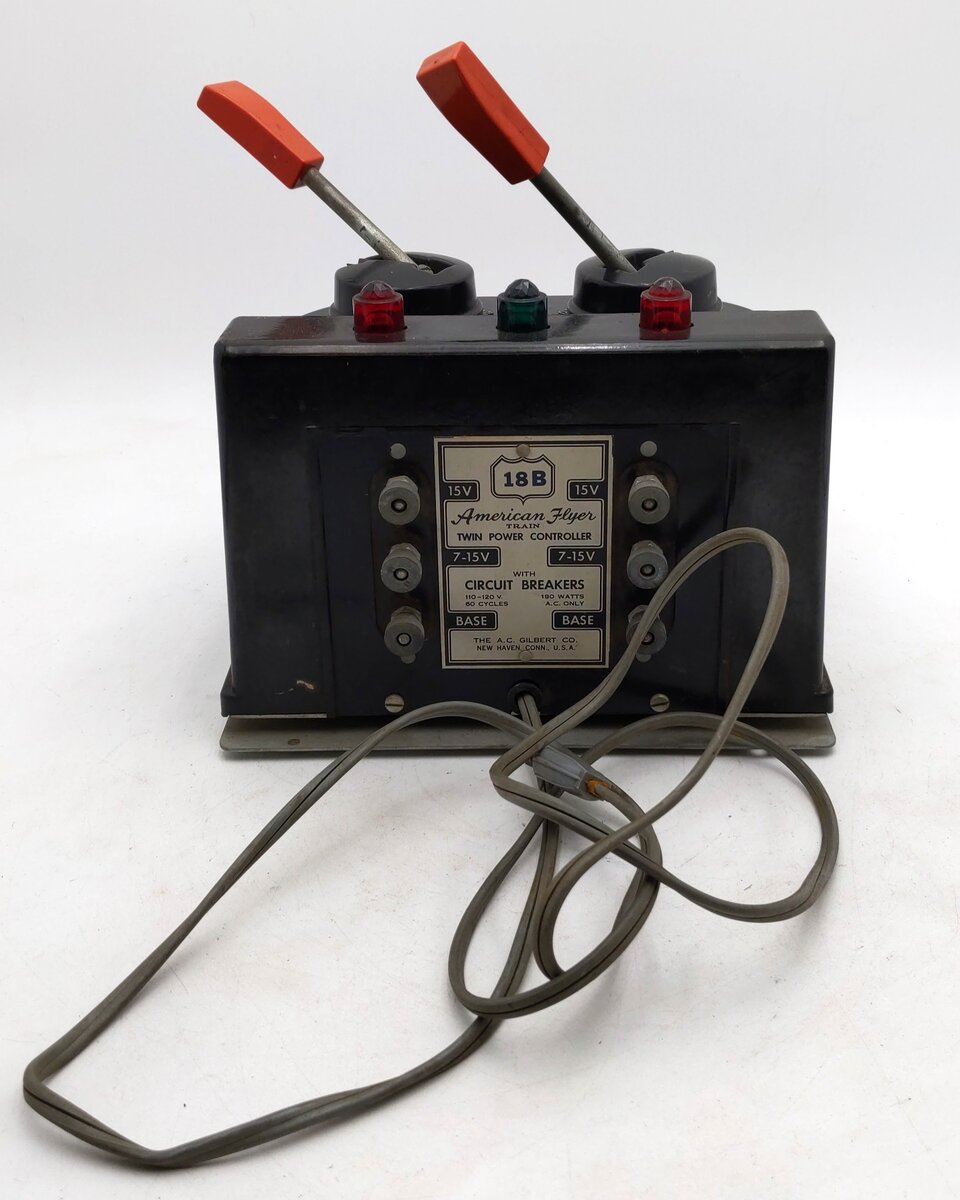 American Flyer 18B Vintage S 190 Watt Transformer - Runs 2 Trains VG