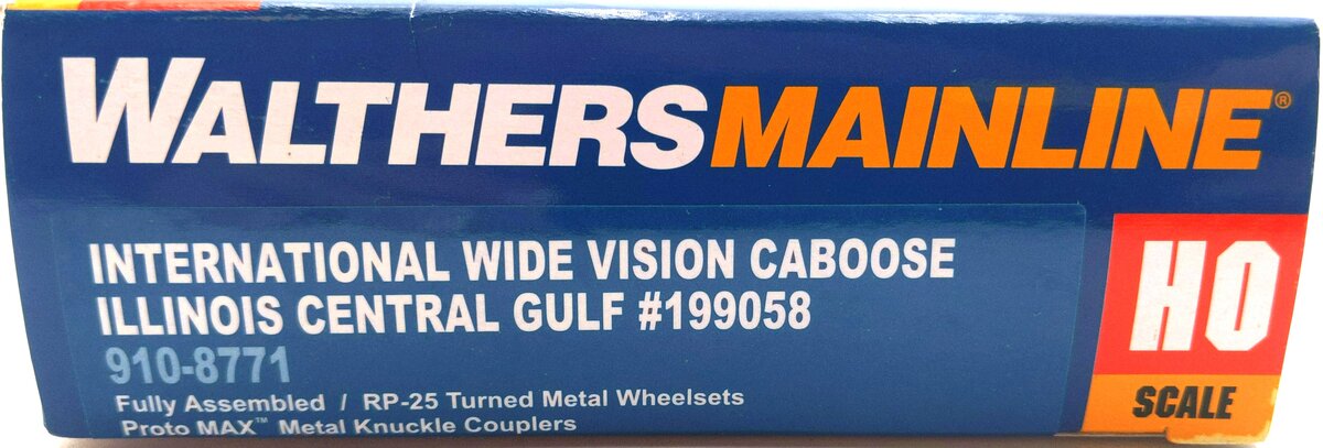 Walthers 910-8771 HO ICG International Wide-Vision Caboose Ready to Run #199058