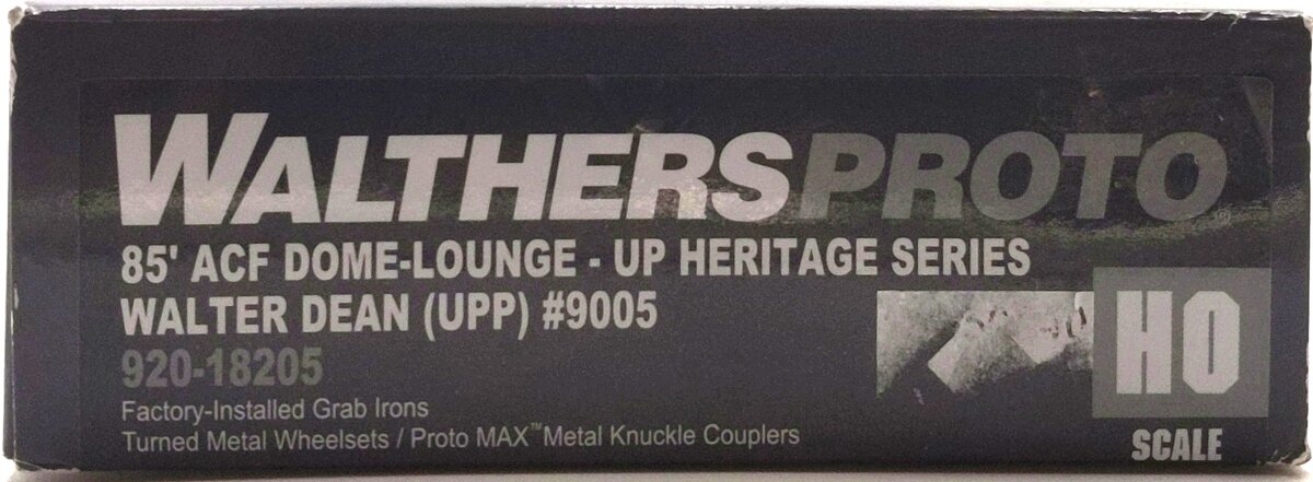 Walthers 920-18205 HO Union Pacific 85' ACF Dome Lounge #9005