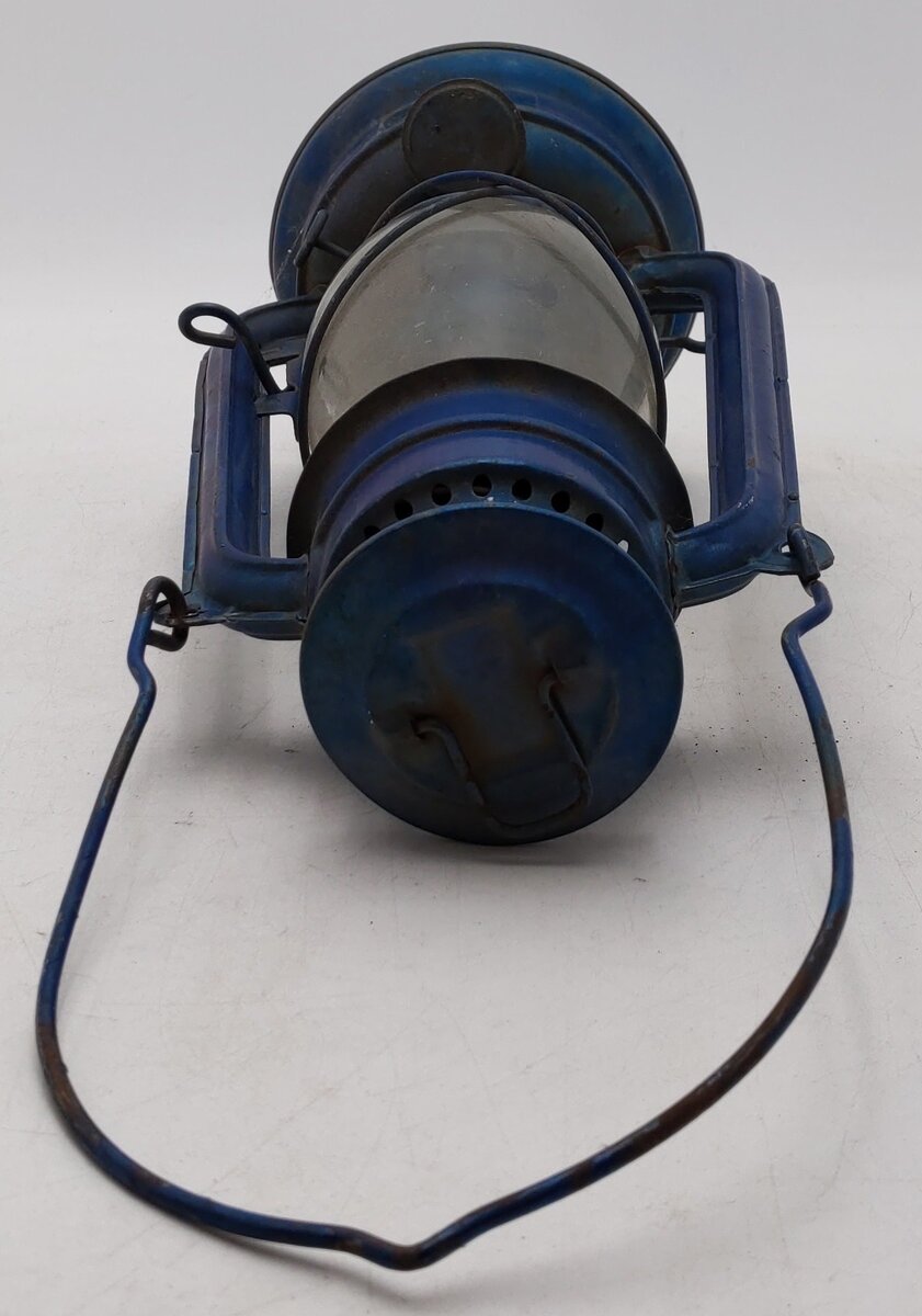 Rail Road Lantern W/ Clear Globe