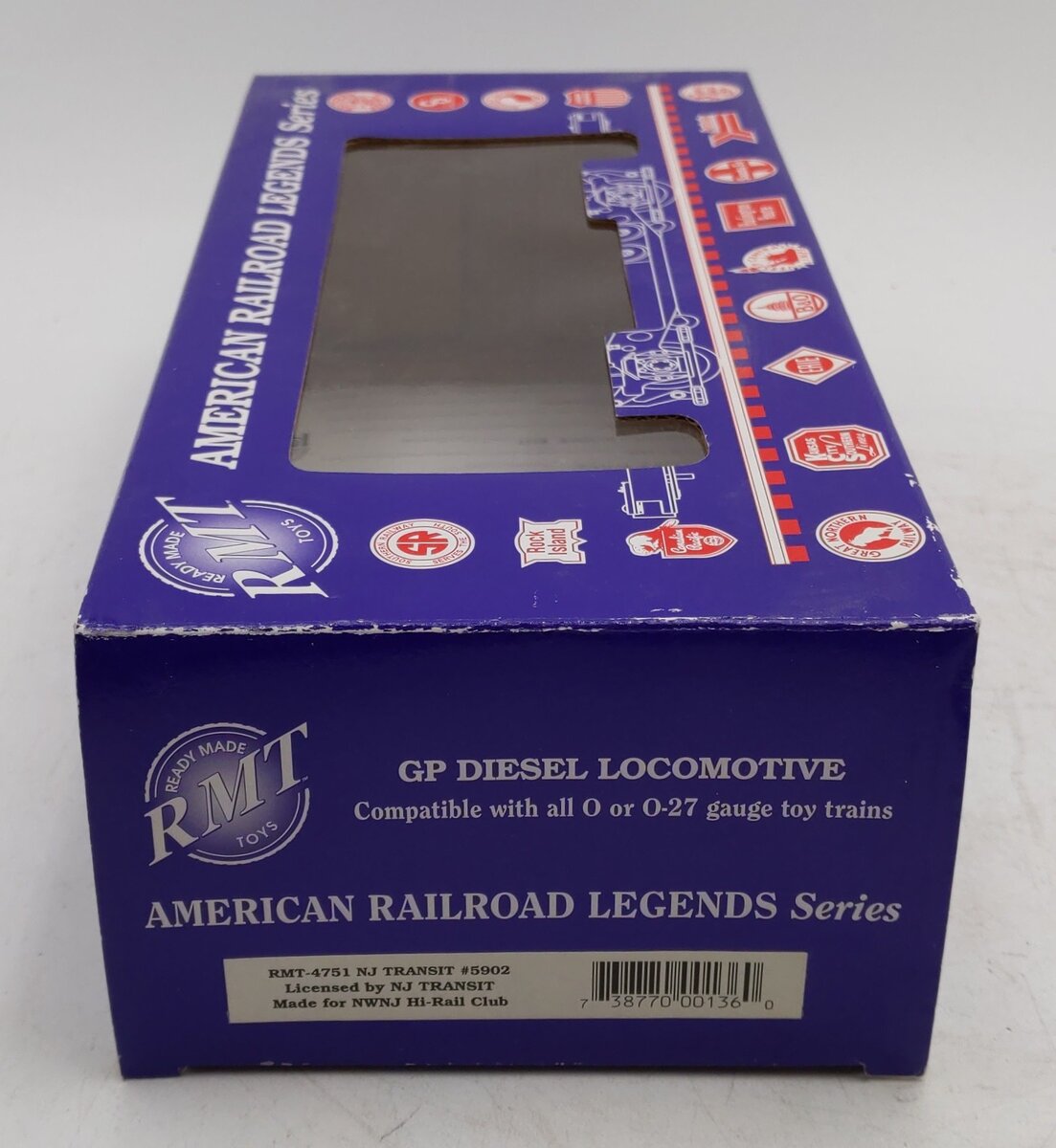 RMT 4751 O NJ Transit Powered Diesel Locomotive #5902