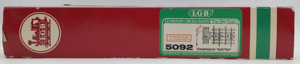LGB 5092 G Scale Semaphore with Track Section EX/Box