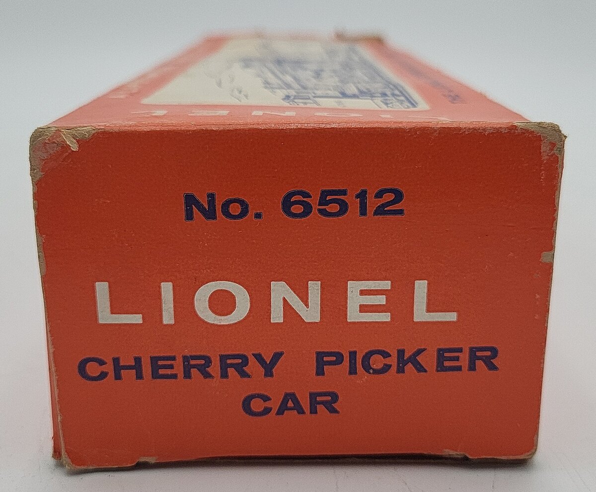 Lionel 6512 Vintage O Cherry Picker Car VG/Box