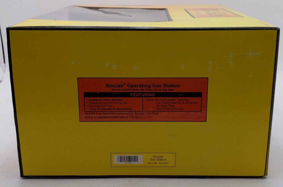MTH 30-9101 O Gauge Sinclair Assembled Operating Gas Station EX/Box