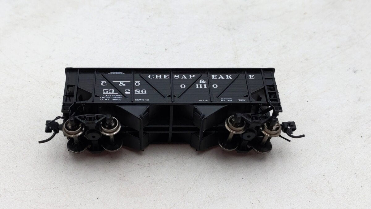 Bluford Shops 63012 N Scale C&O 2-Bay War Emergency Composite Hopper #53286 NIB
