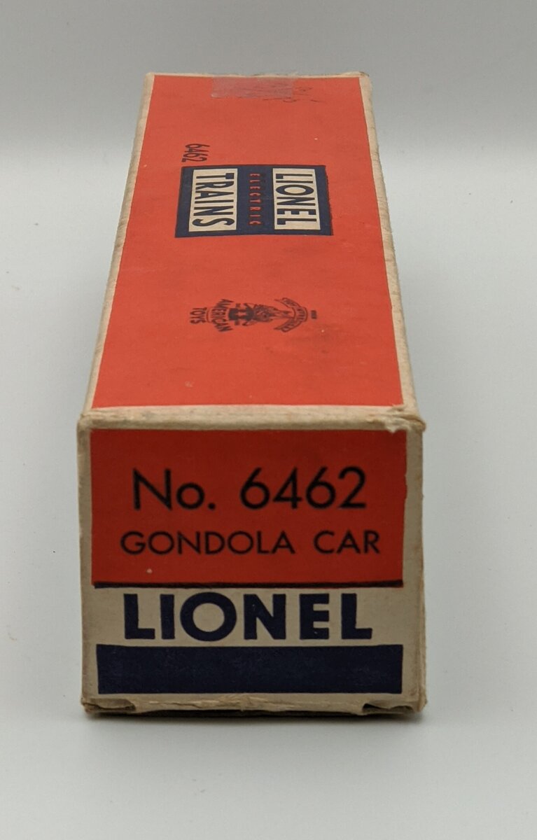 Lionel 6462 Vintage O New York Central Black Gondola EX/Box