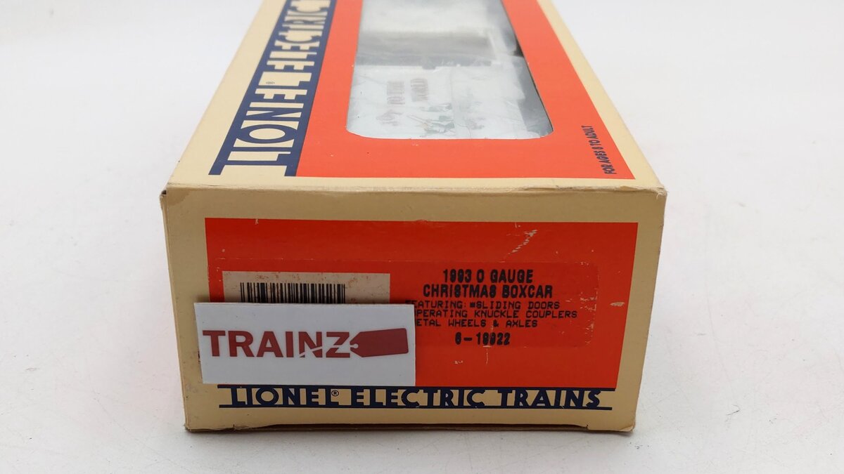 Lionel 6-19922 O Gauge 1993 Christmas Boxcar LN/Box