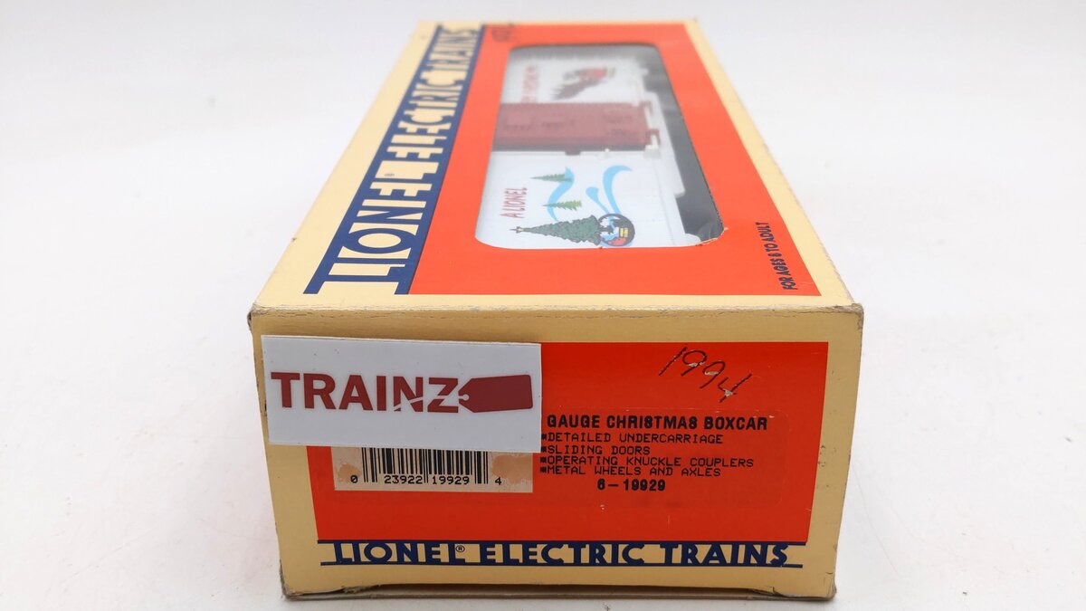 Lionel 6-19929 O Gauge 1994 Christmas Boxcar LN/Box