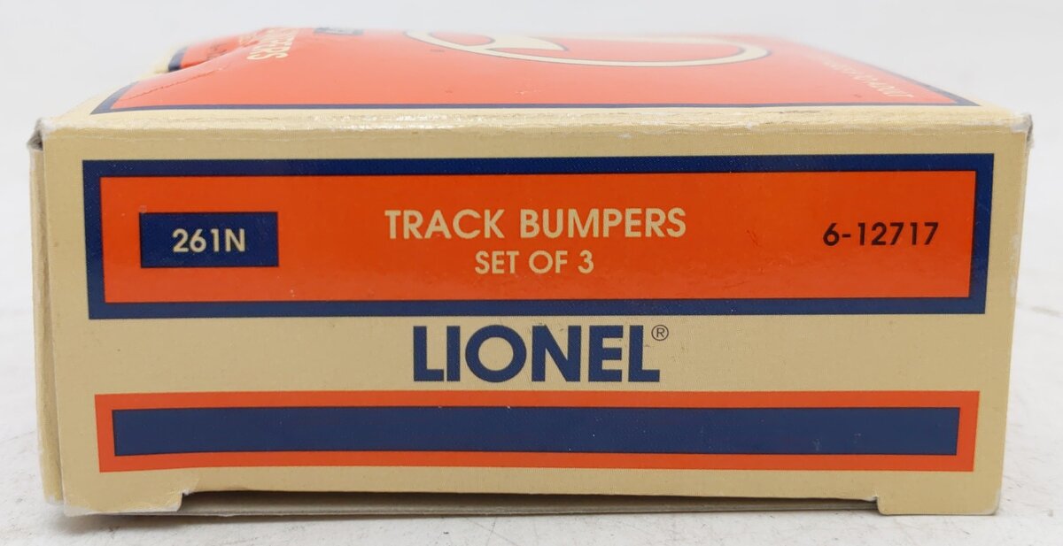 Lionel 6-12717 O and 027 Gauge Authentic Track Bumpers (Set of 3) EX/Box