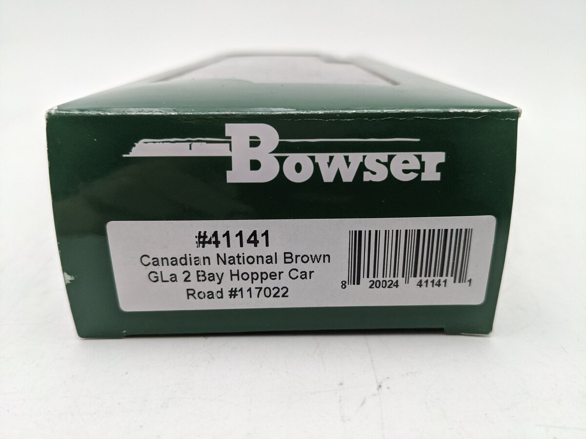 Bowser 41141 HO Canadian National PRR Class GLa 2-Bay Open Hopper #117022