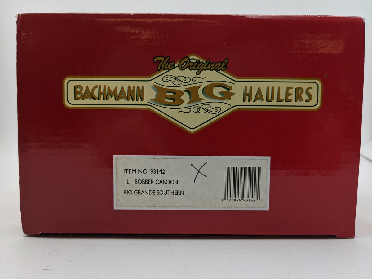 Bachmann 93142 G Rio Grande Southern 4-Wheel Wood Bobber Caboose #401 EX/Box