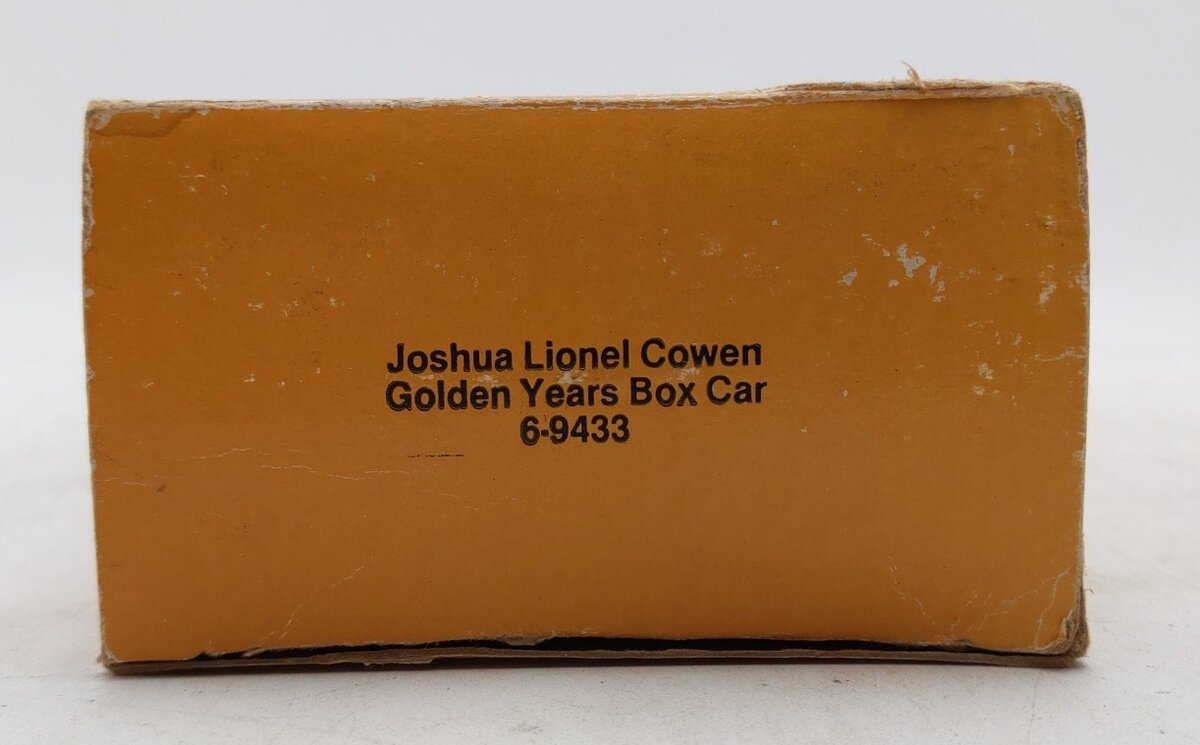 Lionel 6-9433 O Gauge Joshua Lionel Cowen Golden Years Boxcar EX/Box
