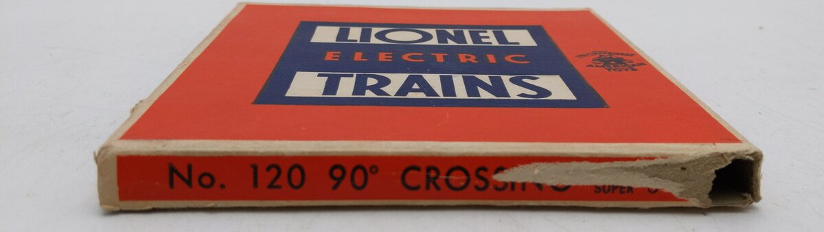 Lionel 120 Vintage Super O 90 Degree Crossover EX/Box