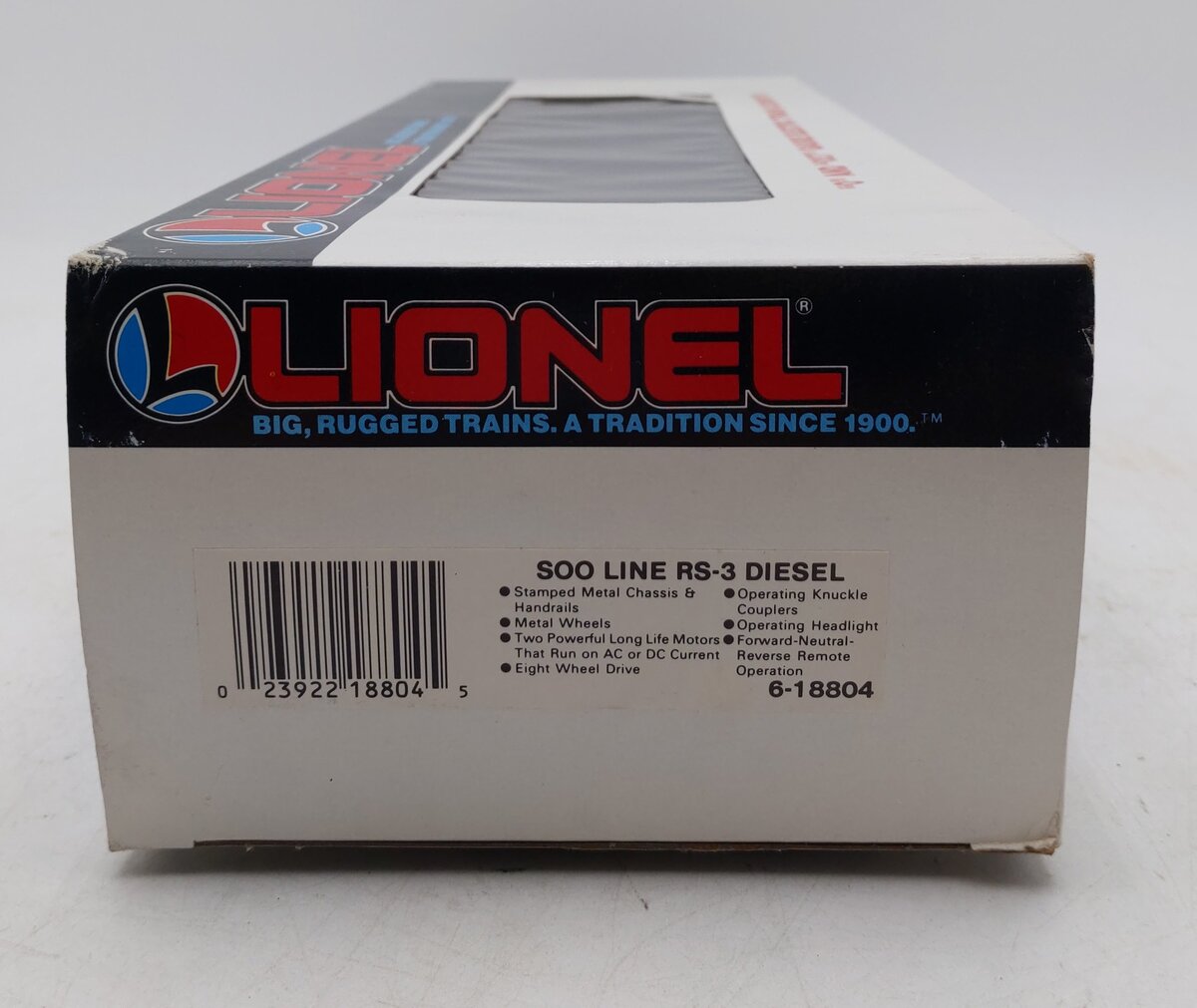 Lionel 6-18804 O Gauge Soo Line RS-3 Diesel Locomotive #8804 EX/Box