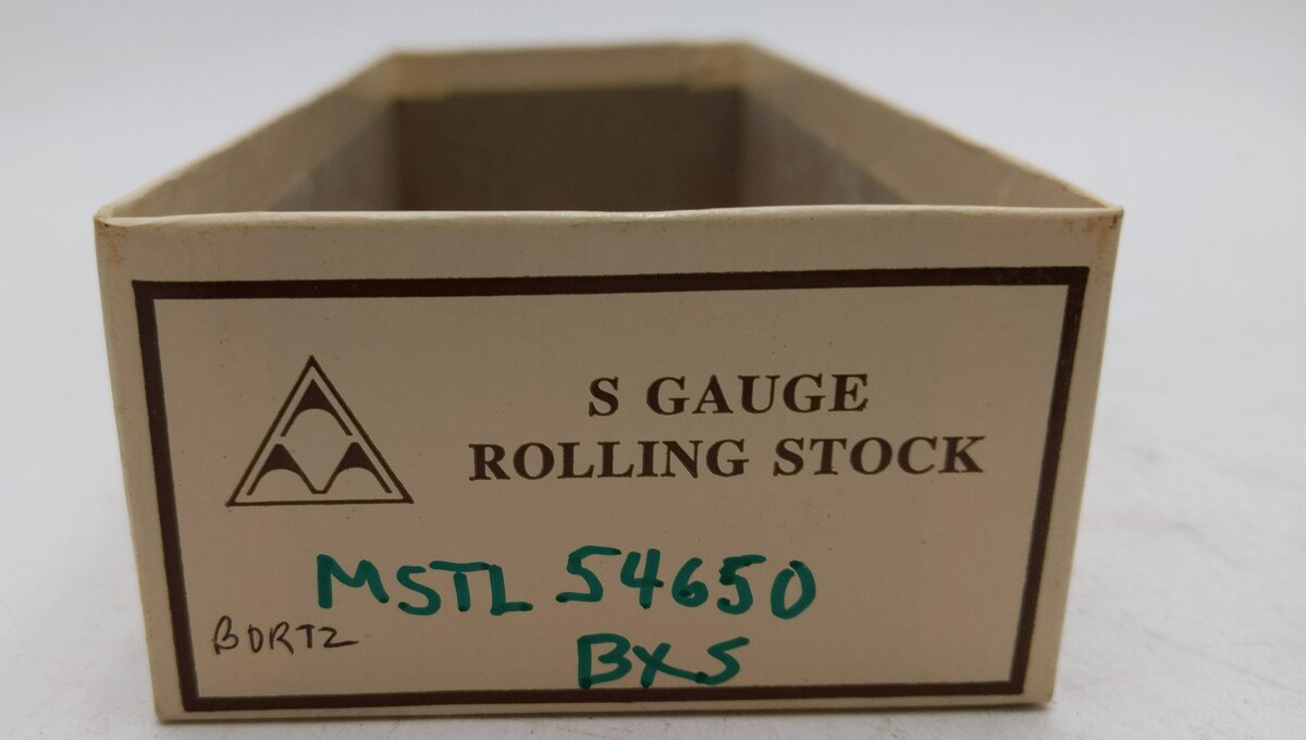 American Models 1133 S Scale (Hi-Rail) M&StL 40' Box Car #54650 LN/Box
