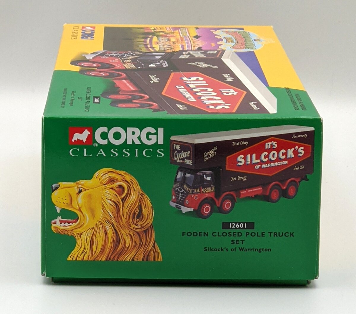 Corgi 12601 1:50 Diecast It's Silcock's Classics Foden Closed Pole Truck Set MT/Box