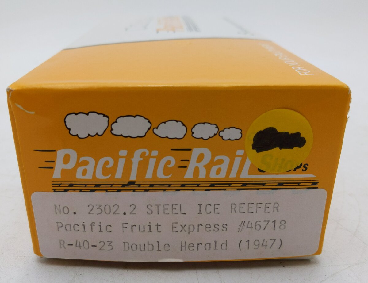 Pacific Rail 2302 S Gauge Steel Ice Refrigerator Kit #46718 MT/Box