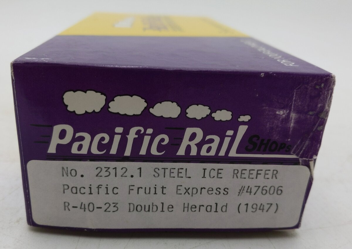 Pacific Rail 2312 S Scale PFE Steel Ice Reefer Kit #47606 MT/Box