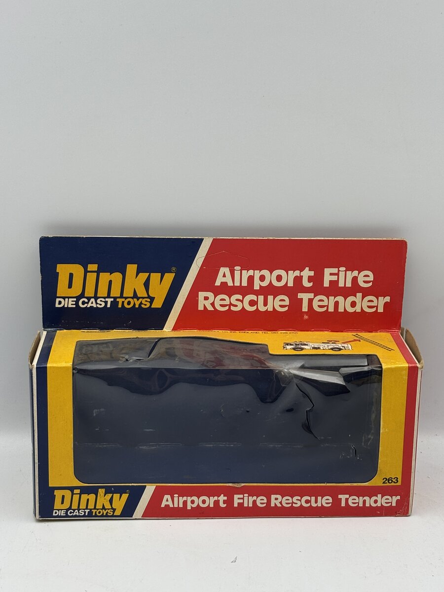 Dinky 263 1:50 Airport Fire Rescue Tender EX/Box