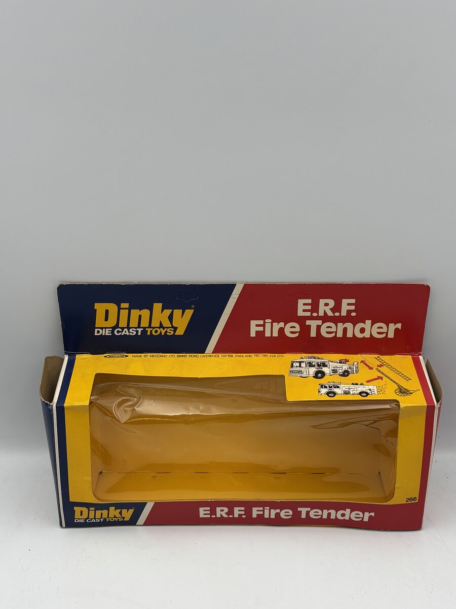 Dinky 266 1:43 E.R.F. Fire tender EX/Box