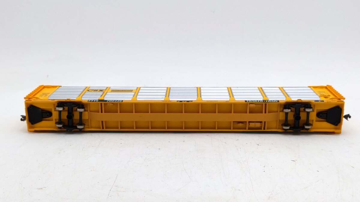 Walthers 932-4881 HO Scale CSX Thrall 89' Tri-Level Auto Carrier #700435 EX