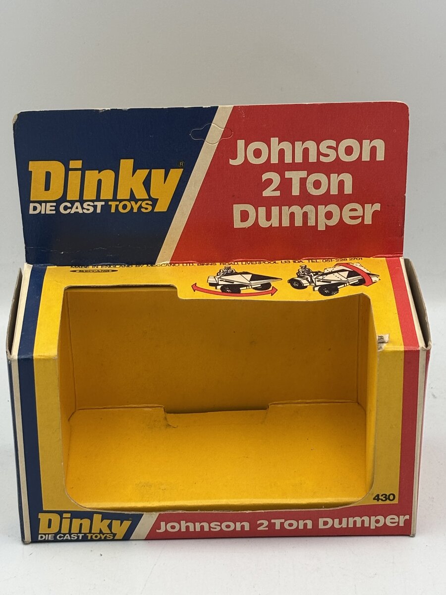Dinky 430 1:43 Johnson 2 Ton Dumper LN/Box
