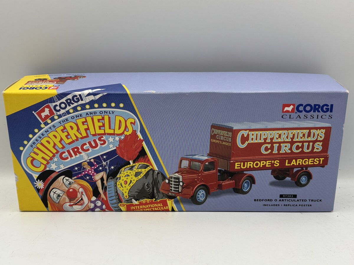 Corgi 97303 1:50 Chipperfield's Circus Bedford Articulated Truck EX/Box