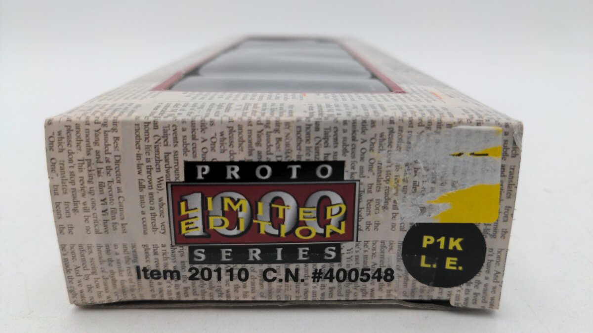 Proto 1000 20110 HO Scale Limited Edition Canadian National Box Car #400548 LN/Box