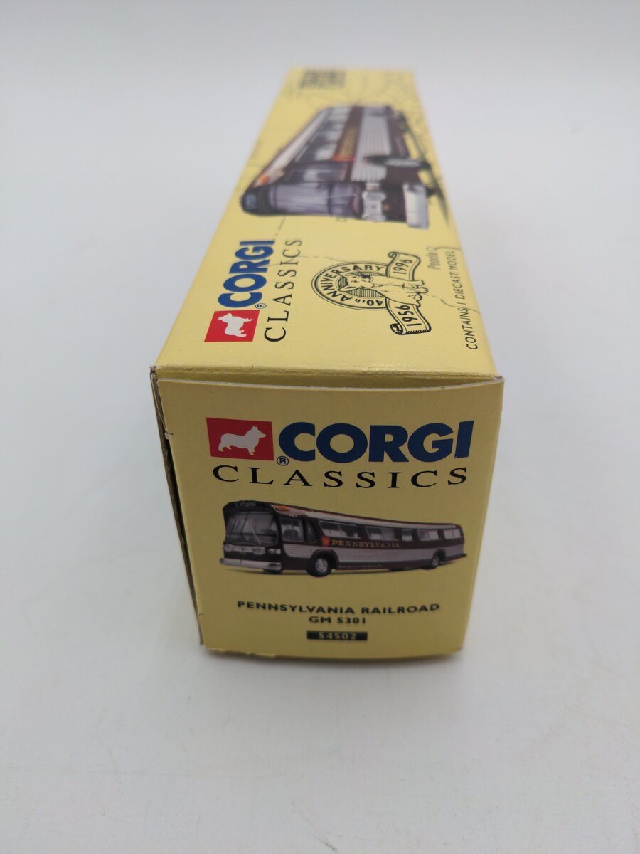 Corgi 54502 1:50 Pennsylvania Railroad GM Bus Die Cast Model EX/Box