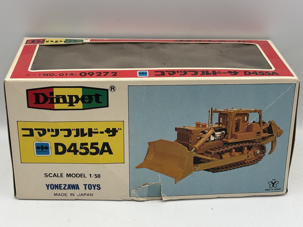 Yonezawa Toys 014-09272 Diapet 1:50 Komatsu K-48 D455A Bulldozer LN/Box
