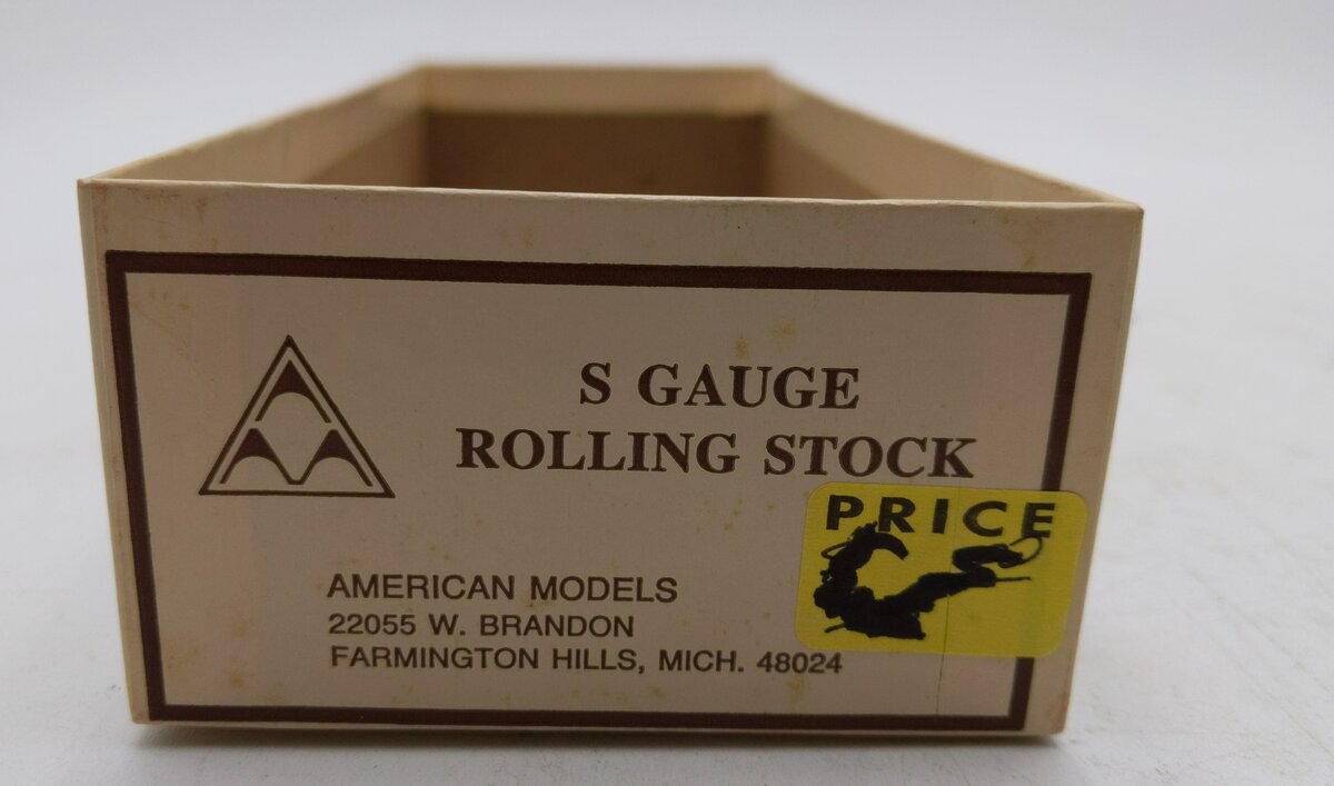 American Models S Scale Around Chicago Boxcar #60497 EX/Box