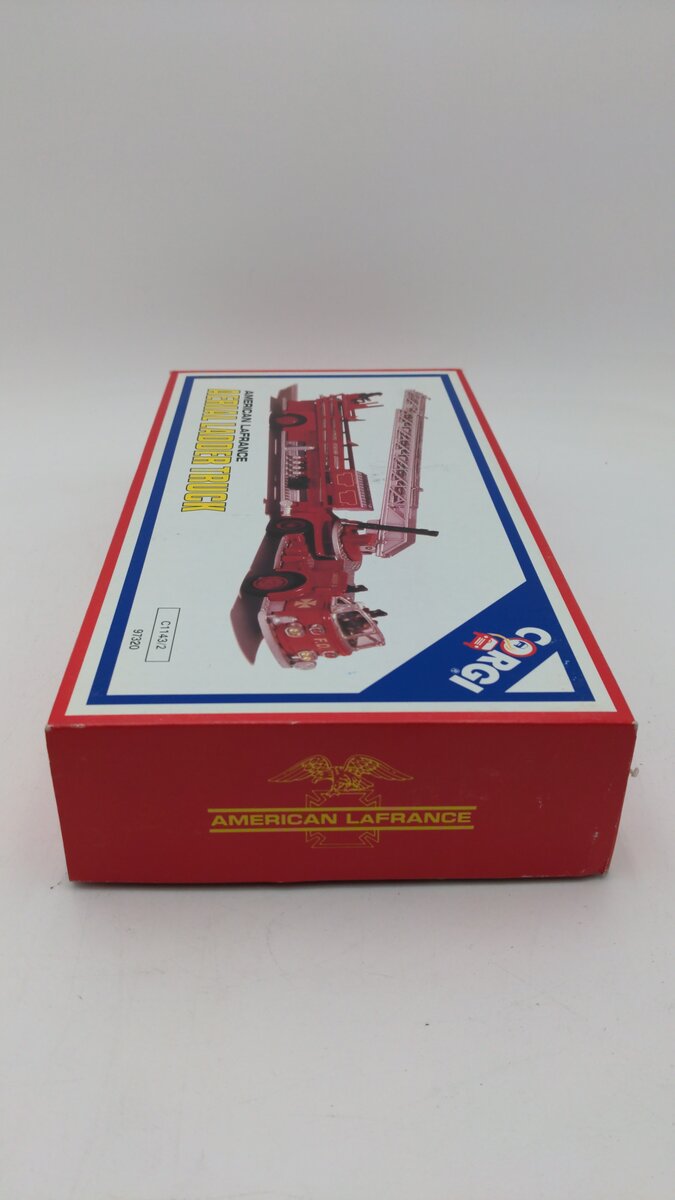 Corgi 97320 1:43 Scale 1990 American Lafrance Aerial Ladder Fire Truck Die Cast EX/Box