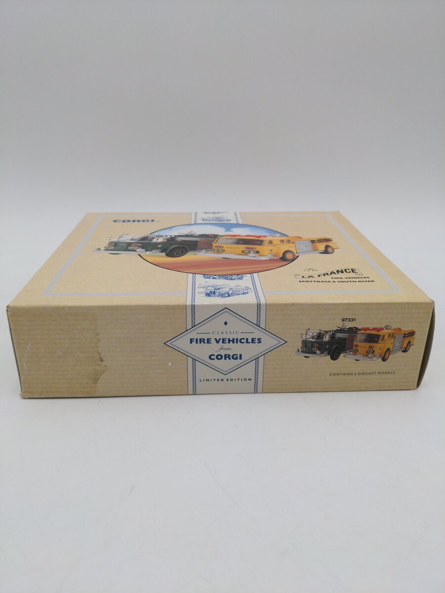 Corgi 97331 1:50 Scottdale & South River American LaFrance Fire Vehicles NIB