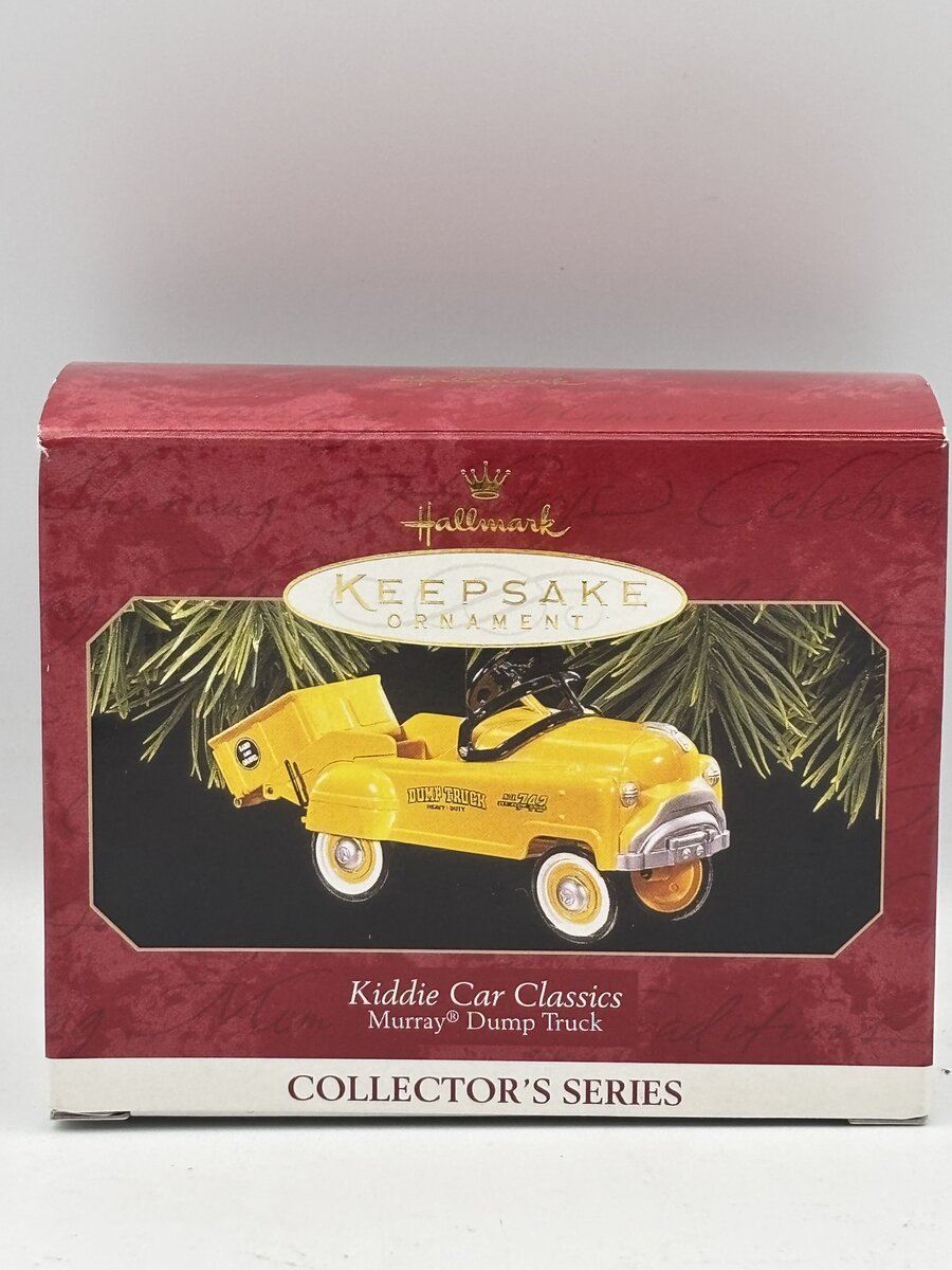 Hallmark Keepsake Kiddie Car Classics Dump Truck Ornament LN/Box
