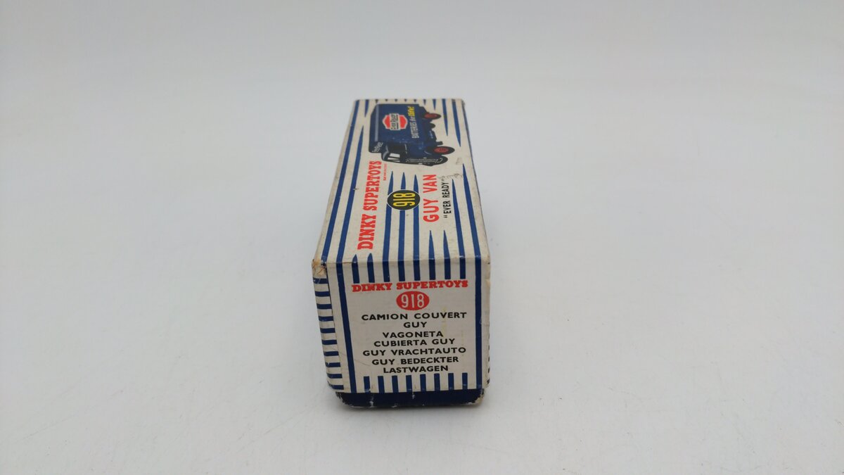 Dinky 918 1:43 Scale Vintage Die-Cast Guy "Ever Ready" Van "Batteries for Life!" VG/Box