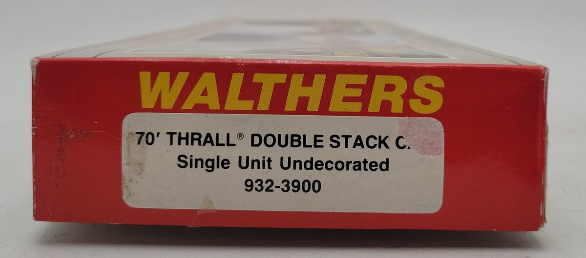 Walthers 932-3900 HO Scale Undecorated 70' THRALL Double Stack Car MT/Box