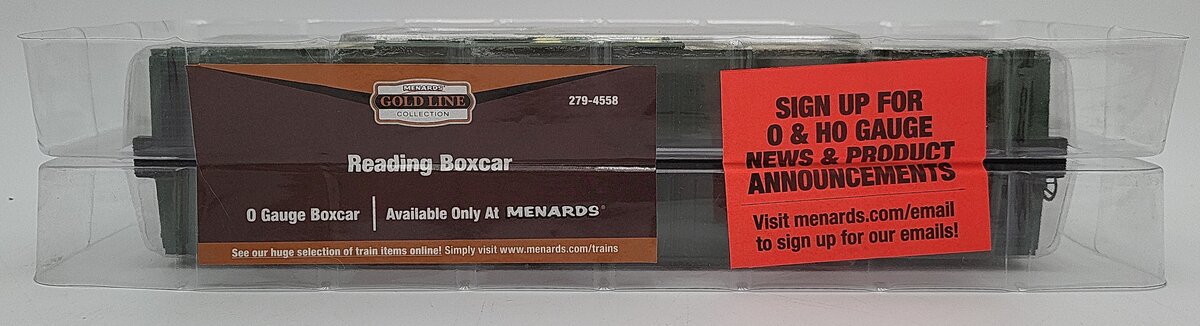 Menards 279-4558 O Gauge Reading Boxcar EX/Box